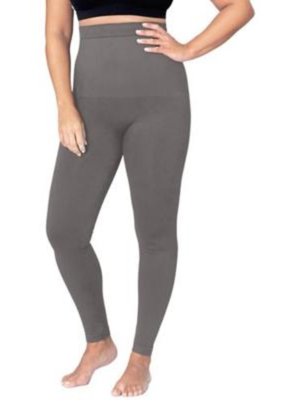 #2427 Shapermint Essentials Women's High Waisted Shaping Leggings 42075 - Gray
